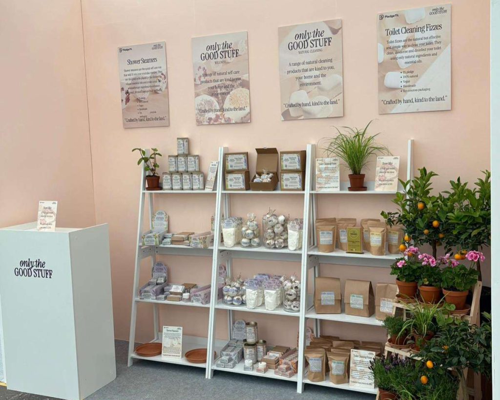 Only the Good Stuff's trade show stand